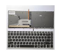 Clavier for Ordinateur Portable, Compatible avec HP, notamment ProBook, 430 G5, 440 G5, 445 G5, 640 G4, 640 G5, 645 G5, L01071-001, L00736-BB1, L09547-BB1(Silver US Backlit)