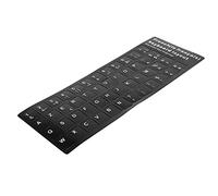 Clavier Français Autocollant, Remplacement PVC pour Ordinateur Portable | Autocollant de clavier français étanche, PVC anti-poussière, facile à appliquer et à enlever, pour claviers d\'ordinateur