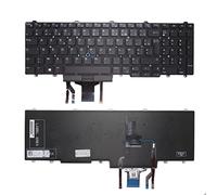Clavier FRANÇAIS AZERTY Dell Precision 17-7000/17-7100/17-7720/15-3000/15-3510/15-3520/15-3530 - Dell Latitude E5550 / E5570-0WCKVN + rétro-éclairage