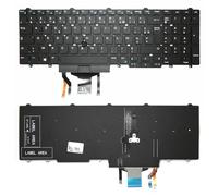 Clavier FRANÇAIS AZERTY pour Dell Precision 7510/7520 / 7530/7540 avec rétro-éclairage + TRACKPOINT