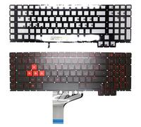Clavier FRANÇAIS AZERTY pour HP OMEN 17-an / 17T-an - SG-88000-XFA SN6168BL + rétro-éclairage