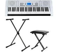 Clavier FunKey 61 Edition Pro blanc SET y compris pupitre + banquette