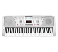 Clavier Funkey 61 SL Argent (61 touches, 100 sons, 100 rythmes, 8 morceaux démo, alimentation, pupitre)