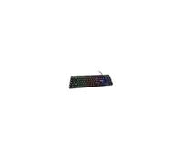 Clavier Gamer AMS KEY008 USB, Rétro-éclairage RGB, 12 raccourcis multimédia, 104 Touches, AZERTY