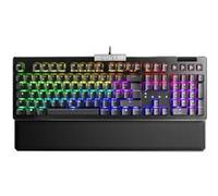 EVGA Z15 RGB Gaming Keyboard, RGB Backlit LED, Hot Swappable Mechanical Kailh Speed Silver Switches (Linear)