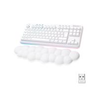 Logitech G G715 clavier RF sans fil + Bluetooth AZERTY Français Blanc
