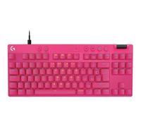 G PRO X TKL RAPID, clavier gaming filaire sans pave numerique avec touches analogiques magnetiques, RVB - Rose