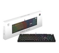 MSI Clavier gamer mécanique Forge GK320, Red Switch RGB, Noir