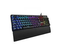 Ensemble clavier et souris The G-lab THE GLAB Gaming KEYZ Carbon Clavier mécanique rétroéclairé Switch Blues Repose poignet A