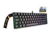 Clavier gamer - Magnétique - THE G-LAB - Keyz Titanium HE - AZERTY Compact 65% - RGB - Noir