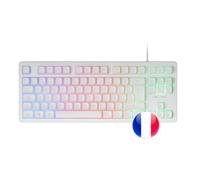 Clavier Gamer - MARS GAMING - MK023 RGB - Rétroéclairage RGB - AZERTY - Blanc