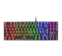 Mars Gaming MKMINIPRO, Clavier Mécanique Ultra-Compact 60%, Commutateurs Mécaniques Hot-Swap, Éclairage RGB Chroma, Clavier Gaming Antighosting, Multiplateforme, Switch Bleu Français, Blanc