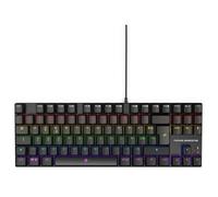 NOVA GAMING - SCULPTOR - Clavier Gaming Mécanique TKL Filaire USB - Clavier Gamer, rétroéclairage RGB, 84 touches dont 25 anti-ghosting, AZERTY Français - Compatible PC Gaming, Windows et Linux