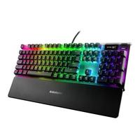 SteelSeries Clavier gaming Apex 7 Red Switch – Rétroéclairé, avec pavé numérique, noir