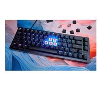 CHERRY Clavier gamer mécanique XTRFY K5V2 Compact 65% RGB Hot-swap MX2A Red Noir AZERTY