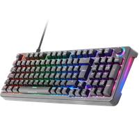 MARS GAMING MKPRO, Clavier Mécanique Gaming Complet, RGB Chroma, Switches Mécaniques Hot-Swap, Antighosting, Molette de Contrôle, Logiciel Avancé, Multiplateforme, Switch Silent, Français, Noir