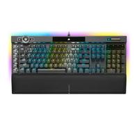 Corsair K100 RGB Clavier Gaming (Switchs Optiques-Mécaniques OPX: Ultrarapides et Linéaire, Touches à Double Injection PBT, Intégration Elgato Stream Deck) AZERTY, Noir