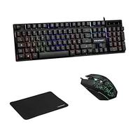 Clavier Gamer - Pack Clavier Souris Gamer - Pack Gamer - Clavier Souris Gamer mécanique - Gaming - Pack Gaming : Clavier + Souris Optique + Tapis de Souris
