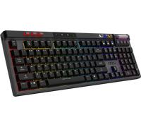 MSI Strike Pro Wireless - Clavier Gaming mécanique Silencieux AZERTY, switches Silent Tactile remplaçables à Chaud, keycaps PBT, 2.4GHz, Bluetooth, RGB Mystic Light par Touche, Batt 4200mAh