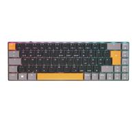 CHERRY MX-LP 2.1 Compact Wireless, Clavier de Gaming Sans Fil 68 Touches, Disposition Française (AZERTY) Switches Mécaniques MX LOW PROFILE SPEED, Noir