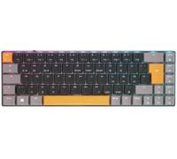 CHERRY MX-LP 2.1 Compact Wireless, Clavier de Gaming Sans Fil 68 Touches, Disposition Française (AZERTY) Switches Mécaniques MX LOW PROFILE SPEED, Noir