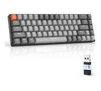 Clavier Gamer Sans Fil Clavier Mecanique Gaming 60% Apex Pro Mini Double Mode Bluetooth 5.0/2.4Ghz Hot Swappable Interrupteur
