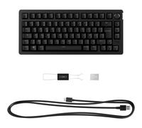HyperX Alloy Rise 75 Wireless - Clavier de Jeu mécanique 75% remplaçable à Chaud, PC, rétroéclairage jusqu'à 80 Heures, Double sans Fil 2,4 GHz et Bluetooth
