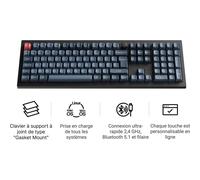 Clavier gamer sans fil KEYCHRON V6 Max QMK/VIA Wireles