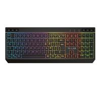 The G-Lab Clavier gaming KEYZ Tungsten EX – Membrane silencieux AZERTY FR, 2.4GHz/BT/Filaire, RGB
