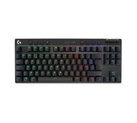 Logitech G PRO X TKL LIGHTSPEED clavier de jeu sans fil, ultra-portable, sans pavé numérique, LIGHTSYNC RVB, touches en PBT, switchs Tactile (GX Brown), AZERTY Français, PC - Noir
