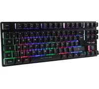 Clavier Gamer sans fil The G-Lab Keyz Caesium TKL RGB (Noir)
