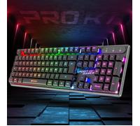 Clavier Gaming Semi-Mécanique filaire Azerty Spirit of Gamer PRO-K1 Noir