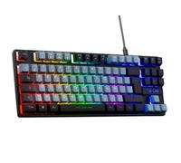 The G-Lab Clavier gamer KEYZ CAESIUM TKL AZERTY RGB filaire Gris et Noir