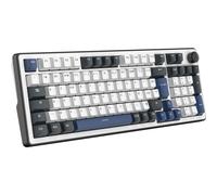 The G-Lab - KEYZ Elite 400 HE BW - Clavier Gamer Magnétique Hall Effect 96% AZERTY FR, USB, 8000 Hz Rapid Trigger, Activation Réglable 0,01 mm, PBT- Hot Swap, RGB & Macros Custom - Windows/Mac
