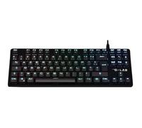 The G-Lab – Clavier mécanique Keyz Platinium TKL – Red Switch Outemu Low Profile, AZERTY FR, RGB