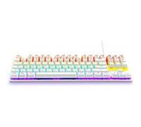 Clavier Gamer The GLab KEYZ MERCURY TKL Mécanique Switch Rainbow Blanc G