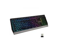 Clavier Gamer The GLab KEYZ TUNGSTEN Sans Fil Rainbow Azerty Noir