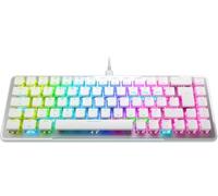 Turtle Beach Vulcan II Mini - Clavier Gaming Optique 65% avec éclairage RGB Personnalisable, Technologie de Duplication de Boutons, Plaque en Aluminium - Blanc
