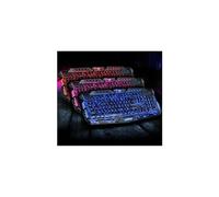 Clavier Gamer USB pour PC MSI Retro Eclaire LED Lumineux QWERTY (NOIR)