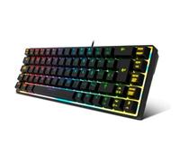 Clavier gaming à membrane - KROM - Kalista - 62% format - Touches rétroéclairées RVB - Mode jeu - N-19 anti-ghosting