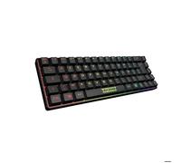Akuma Shonen T03 - Clavier Gaming 65% TKL AZERTY FR - RGB Programmable, 19 Anti-Ghosting, Membrane Silencieuse - USB pour PC/PS4/PS5