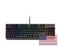 ASUS Clavier gaming ROG Strix SCOPE RX USB QWERTY Anglais américain Noir