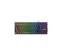 AKUMA - Clavier Gaming à Membrane SHÔNEN T02 TKL 88 Touches Rétroéclairées LED RGB Programmable - Filaire USB - AZERTY Français - Compact sans Pavé Numérique