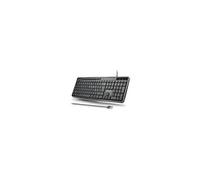 NGS Spectra French Clavier filaire – Ultra slim silencieux USB‑A, 10M frappes – AZERTY Noir
