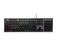 Clavier gaming - Cougar Gaming - VANTARSBLACK - RGB Underglow - 19 Touches Anti-Ghosting - Ultra-Mince 16,3 mm - AZERTY