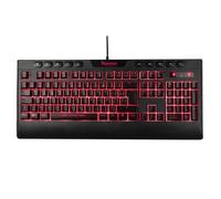 Clavier Gaming - Drakkar - Nifleim - Rétroéclairé Rouge - Hybride Méca-Membrane - USB