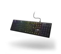 Clavier Gaming "Exodus 910 Low Profile", commutateurs rouges, noir, QWERTZ DE