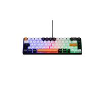 Clavier gaming filaire 60% THE G-LAB Keyz Hydrogen AZERTY RGB Noir/Blanc/Orange, anti-ghosting 19 touches, touches multimédia