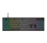 Clavier gaming filaire à membrane - CORSAIR - K55 CORE RGB - Rétroéclairage RGB 10 zones - Gris - Silencieux et réactif