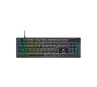 Clavier gaming filaire a membrane - CORSAIR - K55 CORE RGB - Rétroéclairage RGB 10 zones - Gris - Silencieux et réactif